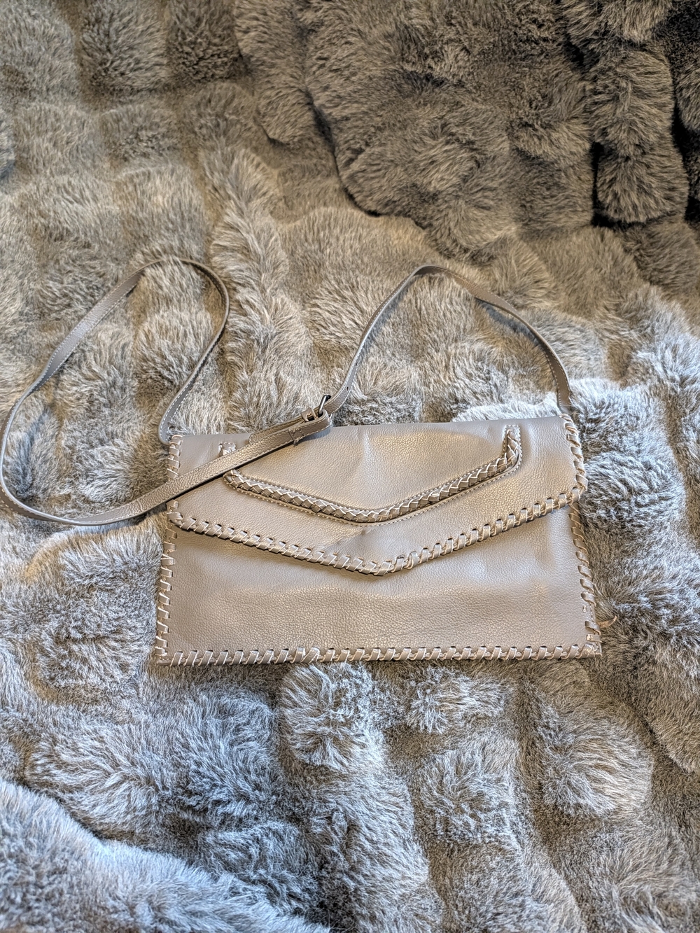 Classic gray Crossbody Envelope Bag